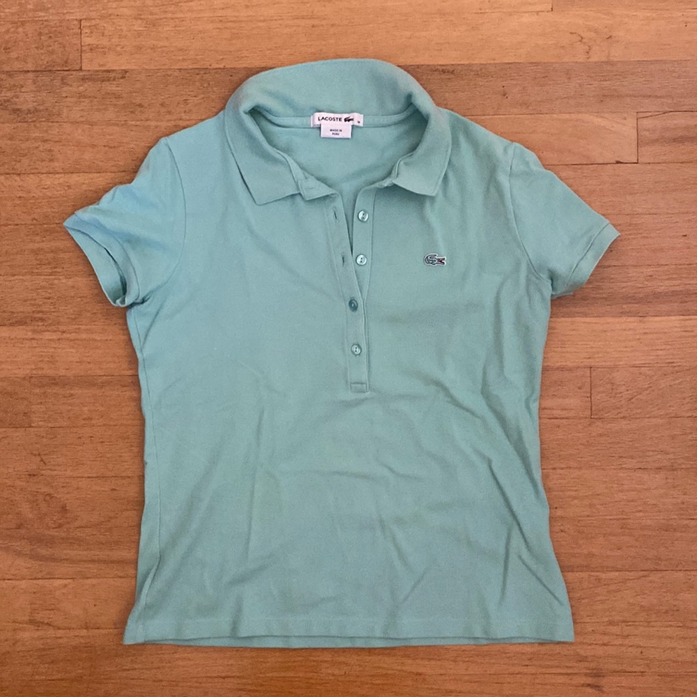 Lacoste Turquoise Polo Shirt